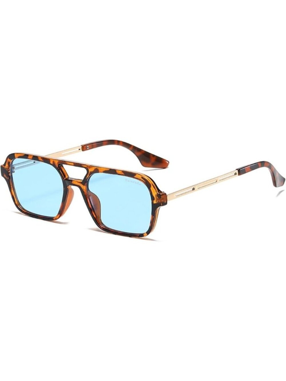 Womens Trendy Retro Vintage 70s Square Flat Aviator Sunglasses Cool Cute Fashion